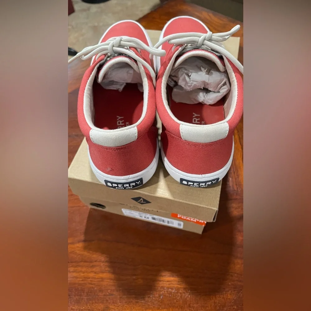 Sperry Top Sider Shoes cutter‎ cvo washed red men’s shoes size 8